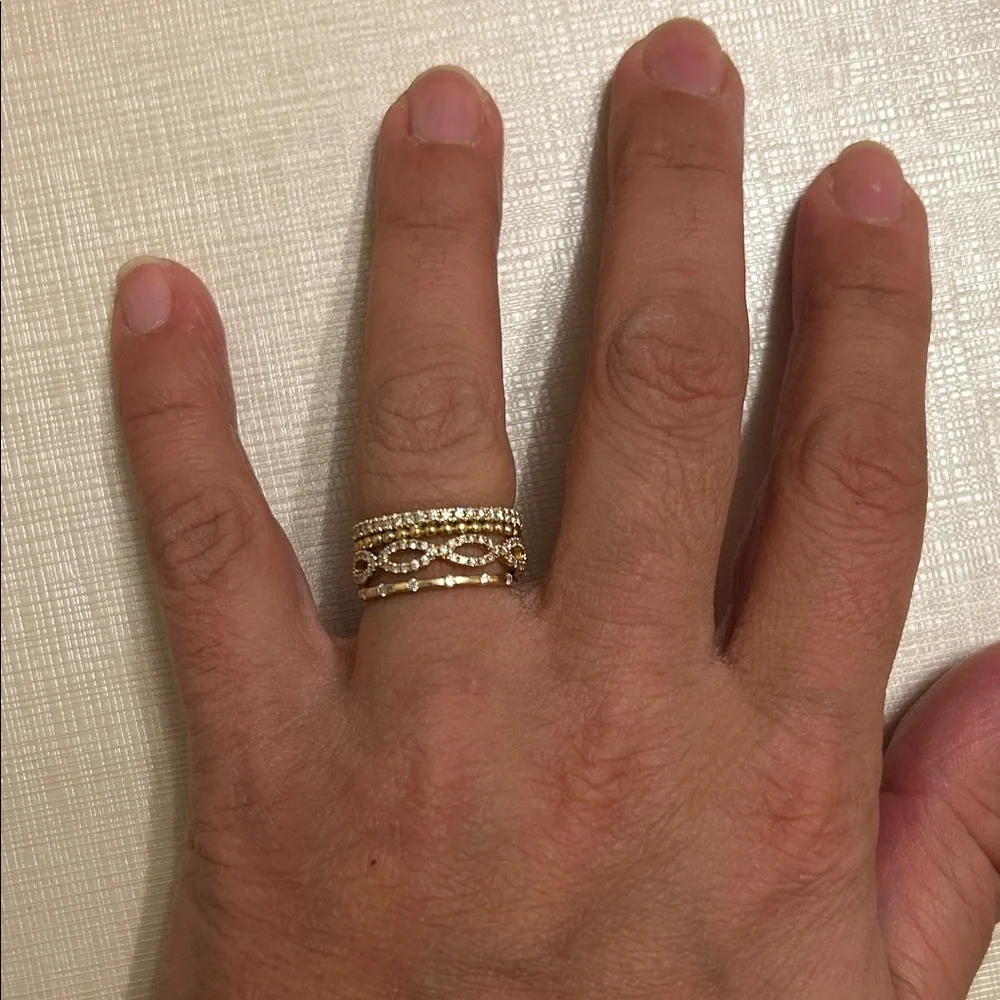 Dana Rebecca poppy Rae diamond pebble Ring - Picture 4 of 4